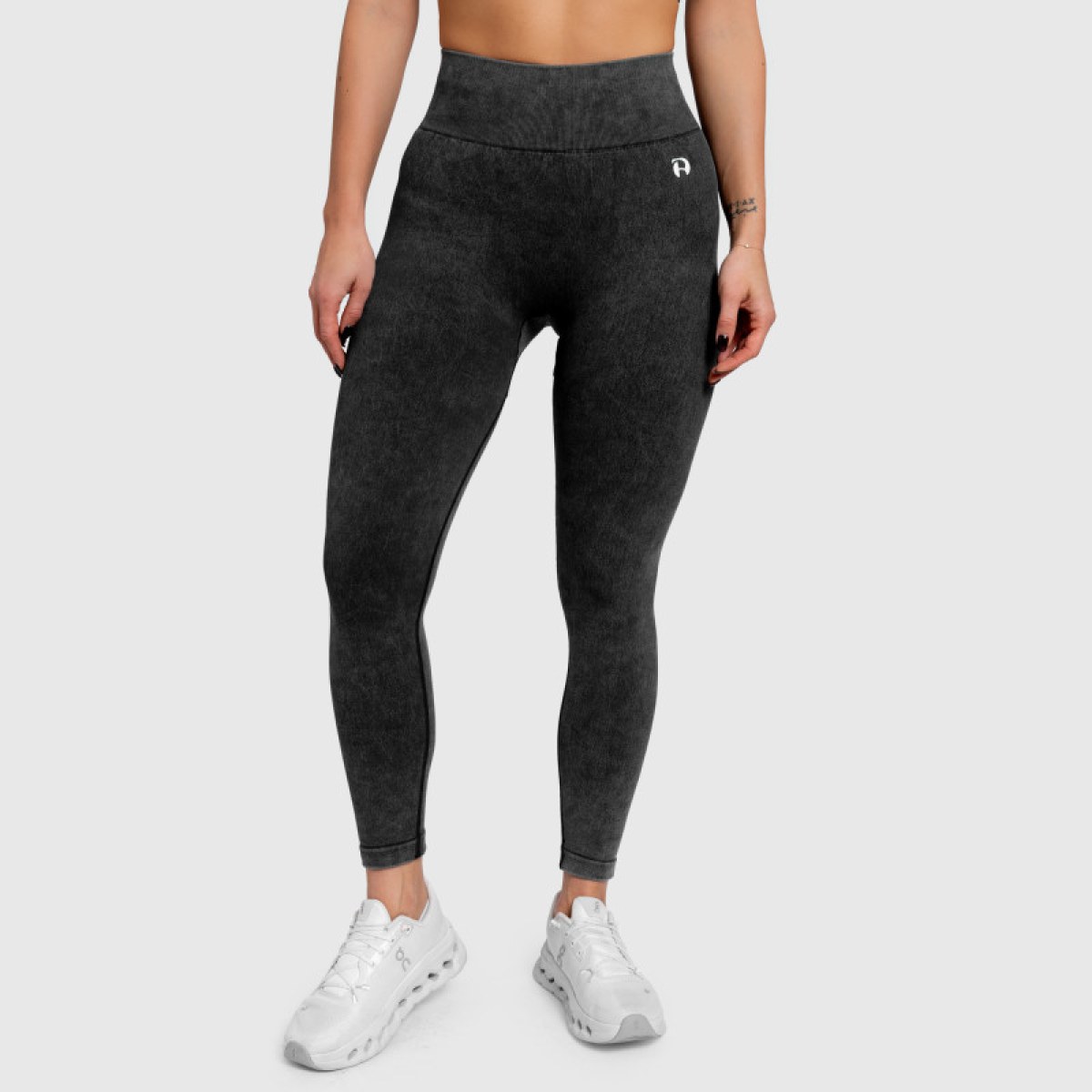 Dámske legíny Iron Aesthetics Faded, washed black · záber 1
