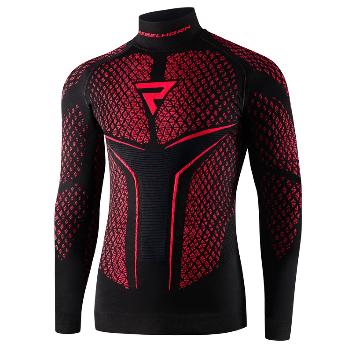 Rebelhorn Therm II Jersey čierno-červená - M · záber 1