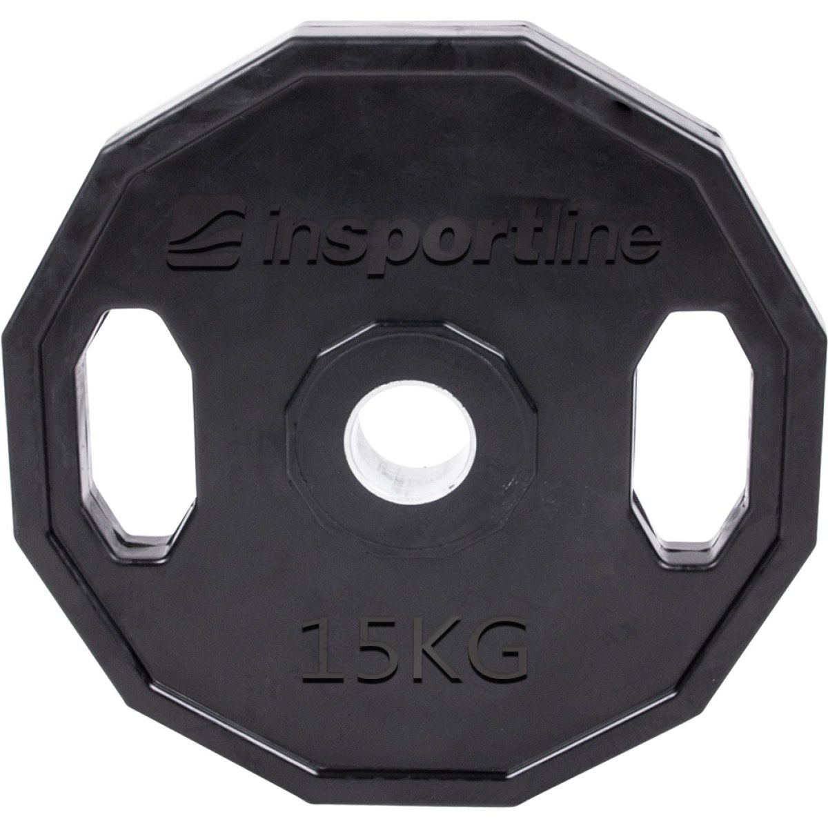 Pogumovaný olympijský kotúč inSPORTline Ruberton 15 kg 50 mm · záber 1