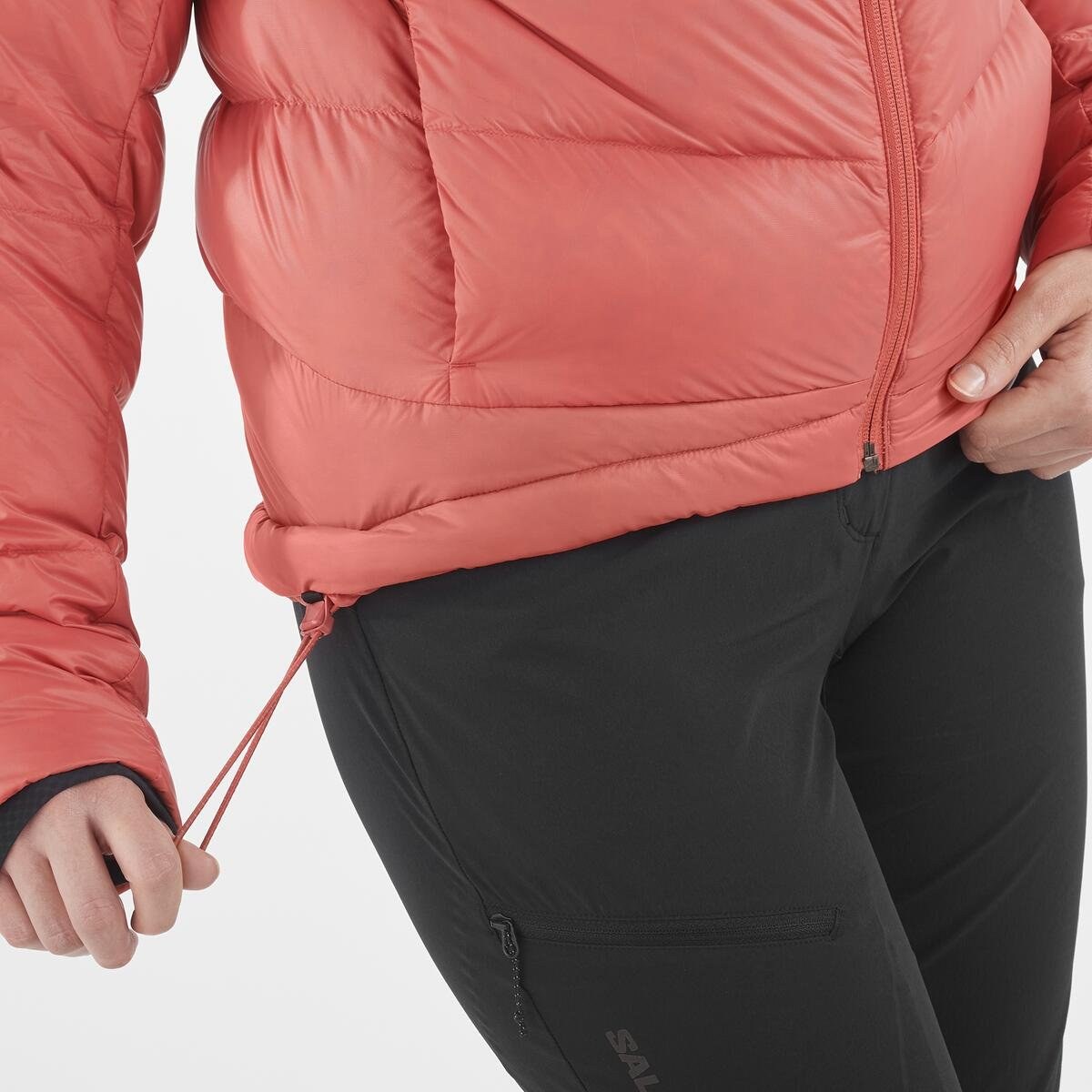 Salomon Outline Down Hooded Jkt W - Veľkosť: XS · záber 5