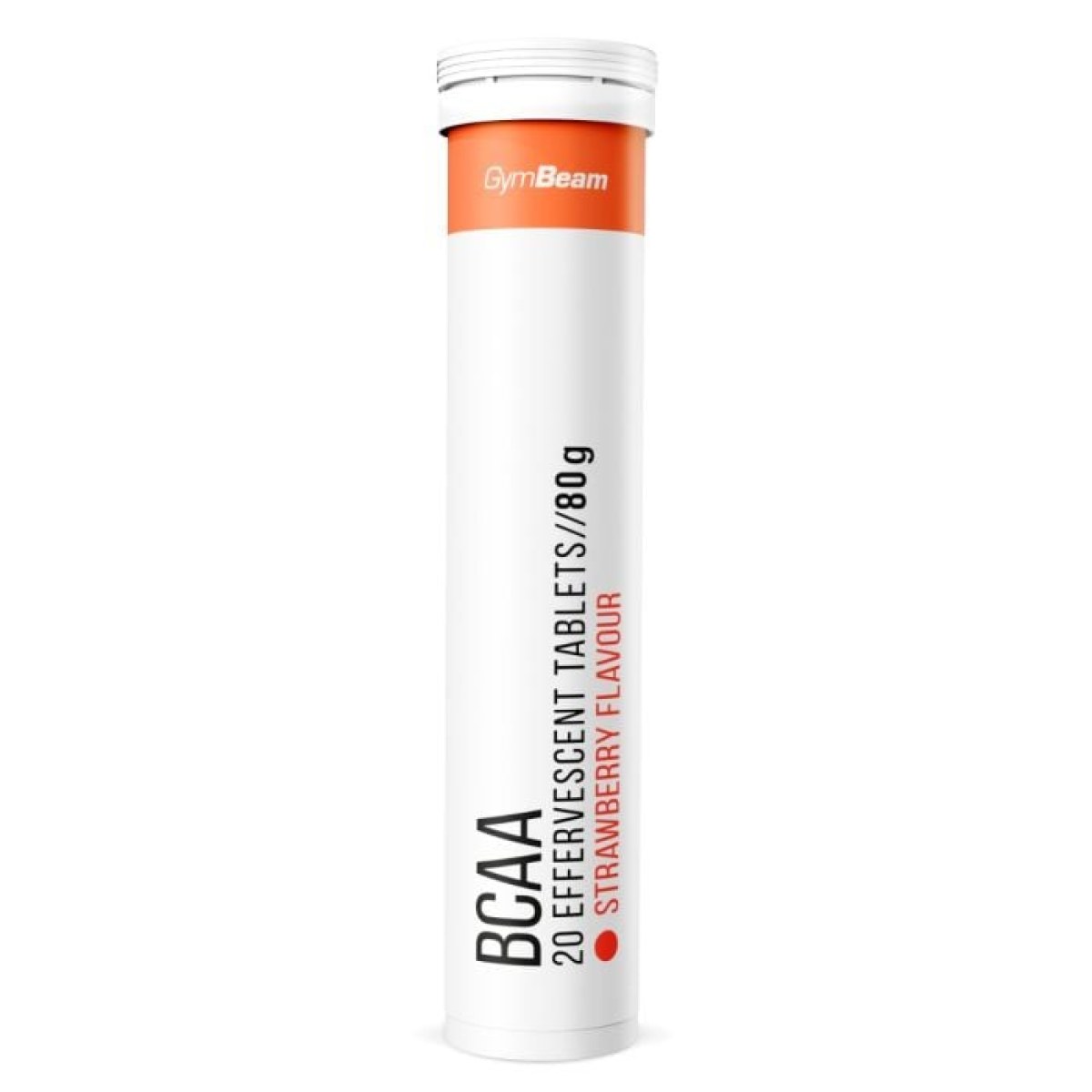 GymBeam Šumivé BCAA 20 tab. jahoda · záber 1