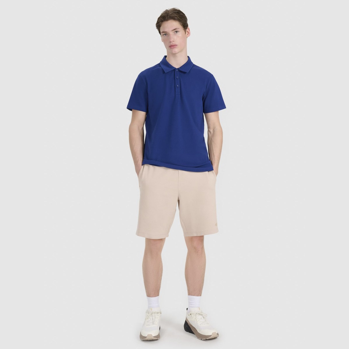 Pánske regular polo tričko - tmavomodré · záber 2