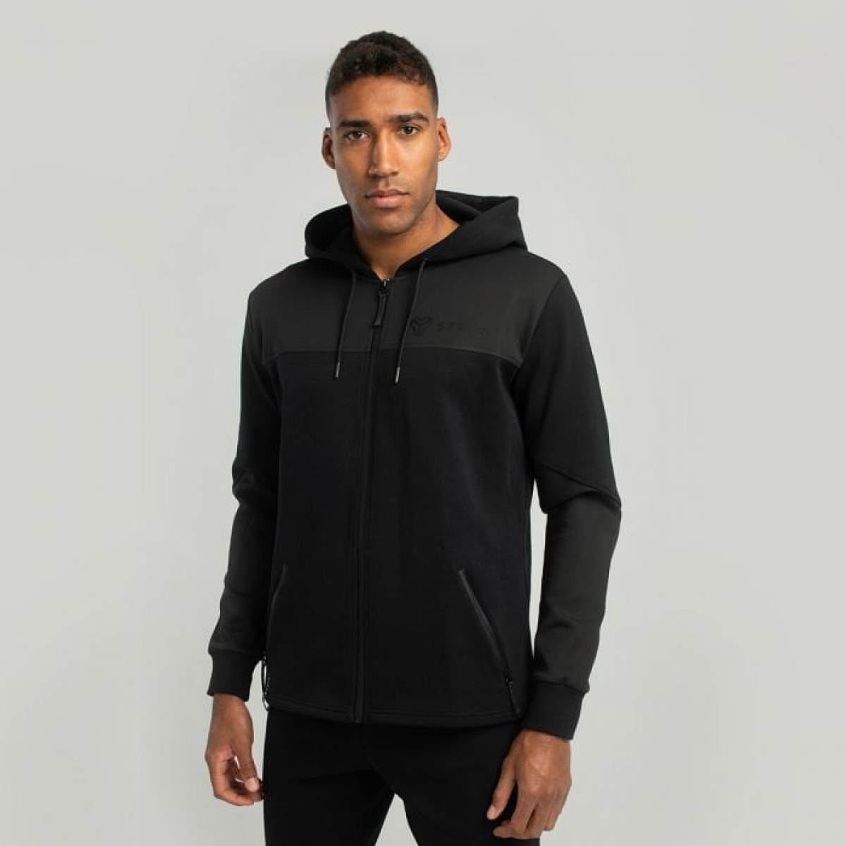 STRIX Mikina Essential Zip Up Hoodie black S · záber 1