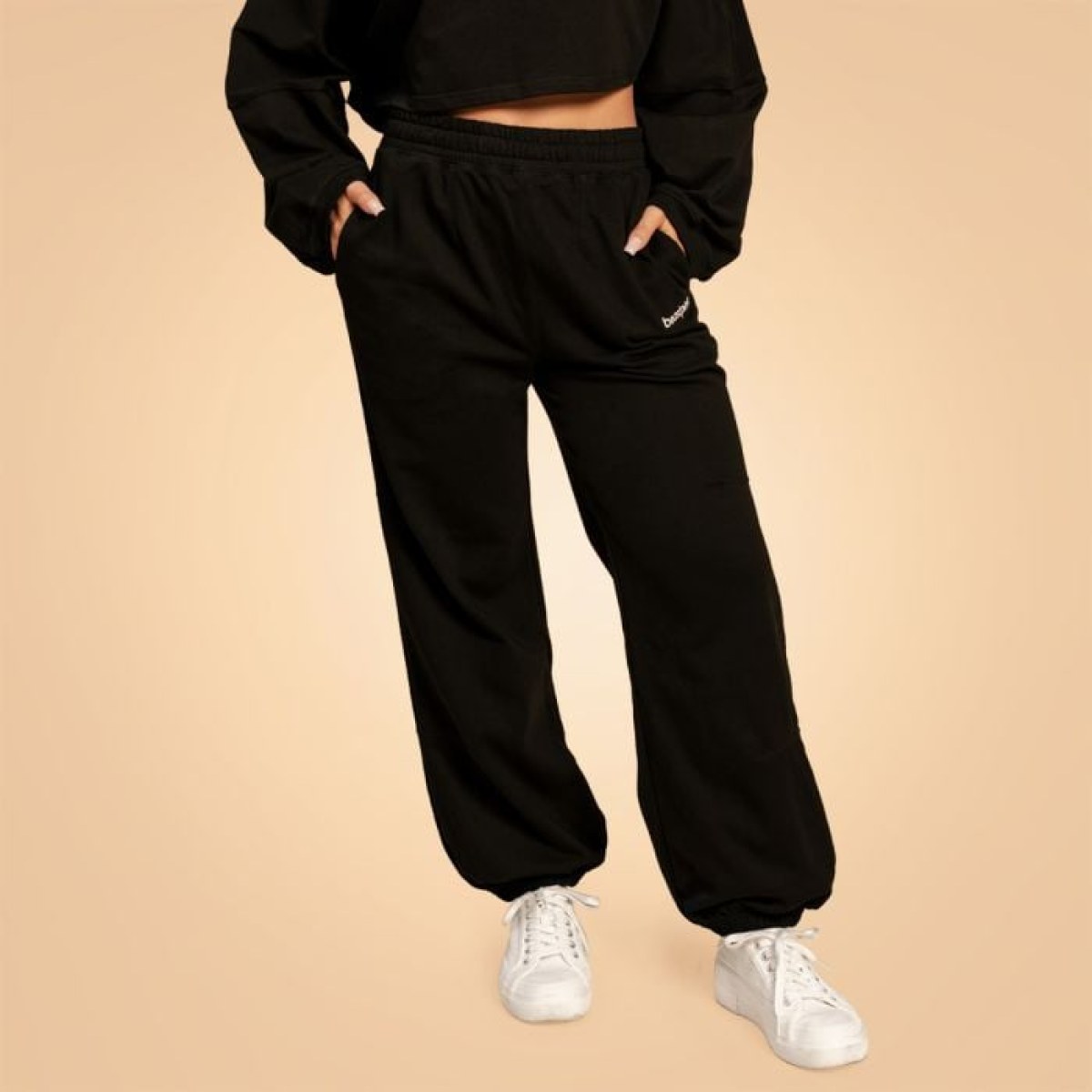 BeastPink Dámske tepláky Bliss Black LL · záber 1