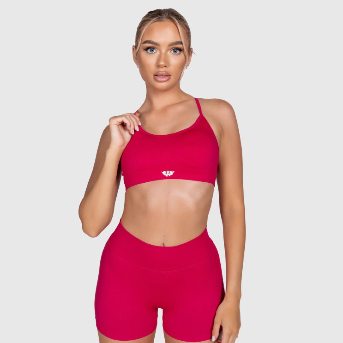 Športová podprsenka Iron Aesthetics Shape, červená · záber 1