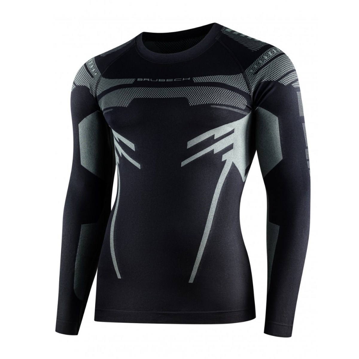 Brubeck Dry s dlhým rukávom Black/Graphite - M · záber 1