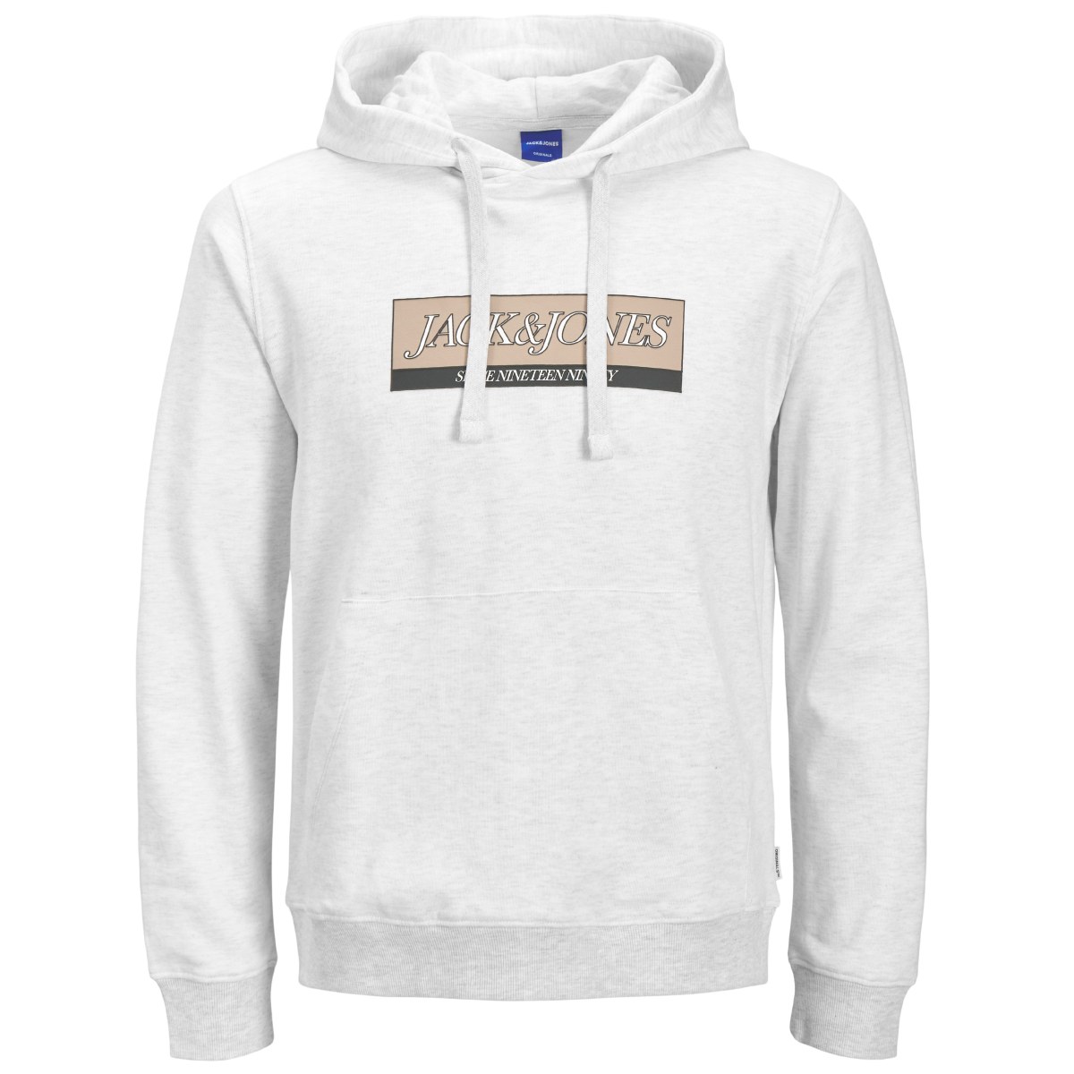 JACK AND JONES Jack&Jones Hoodie INWOOD - Veľkosť: S | Farba: Biela · záber 1