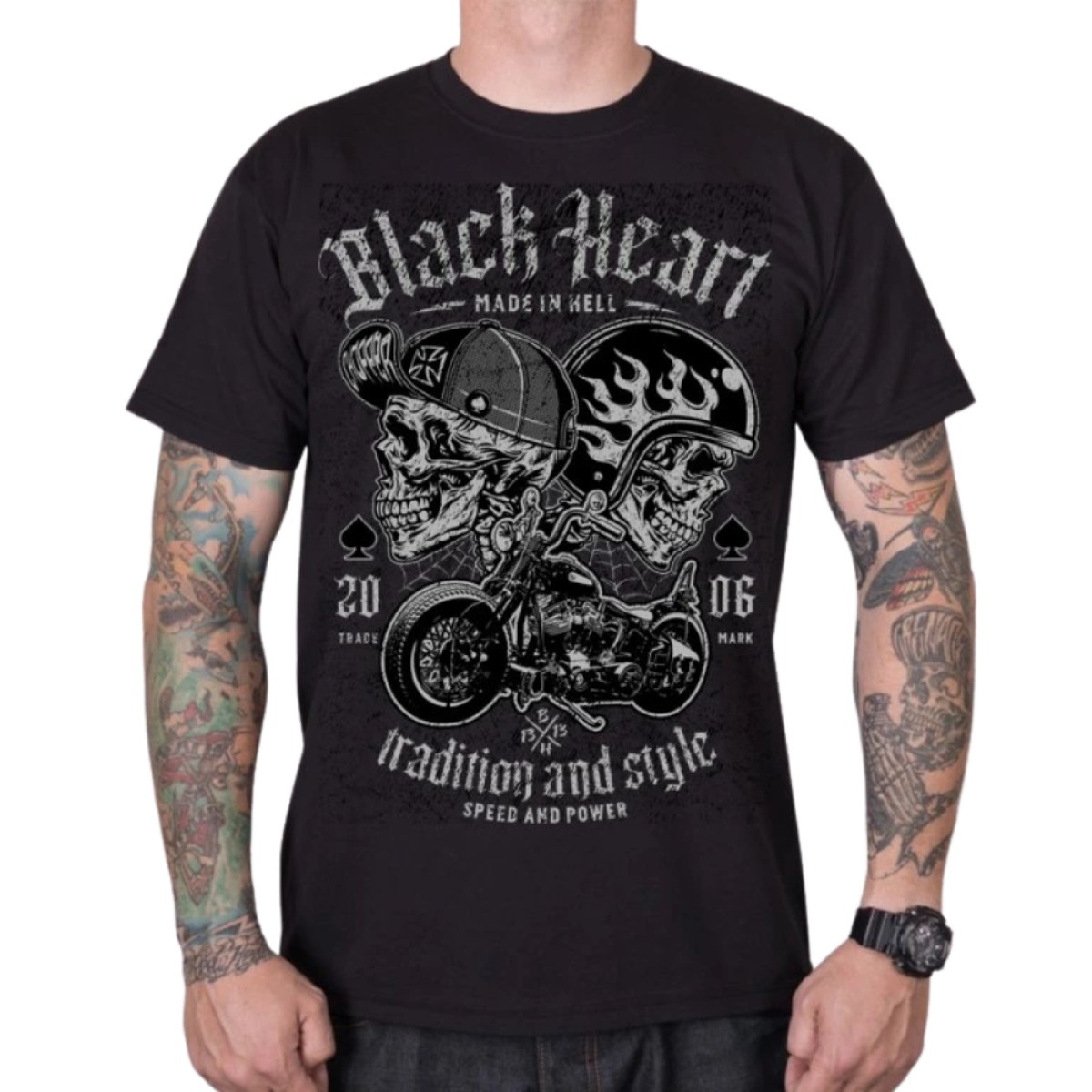 BLACK HEART Traditional and Style čierna - L · záber 1