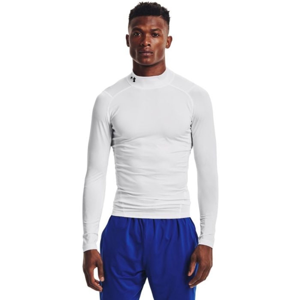 Under Armour Kompresné tričko HG Armour Comp Mock LS White S · záber 1