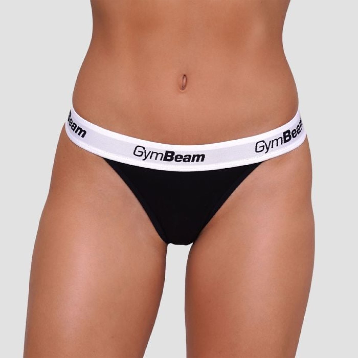 GymBeam Nohavičky Tanga 3Pack Black LL · záber 1