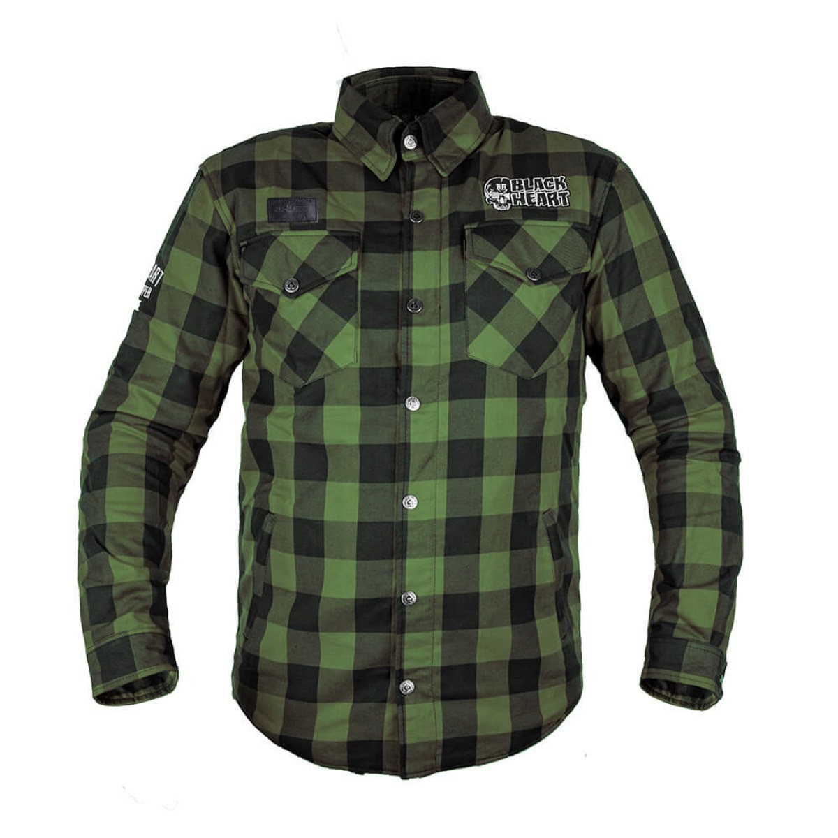 W-TEC Black Heart Rattlesneak červeno-čierna kockovaná - L · záber 5