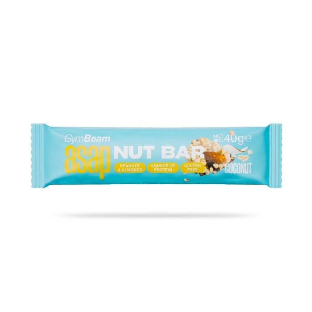 GymBeam ASAP Nut Bar kokos - Príchuť: Kokos | Hmotnosť: 0,04 kg | Balenie: 24 · záber 1