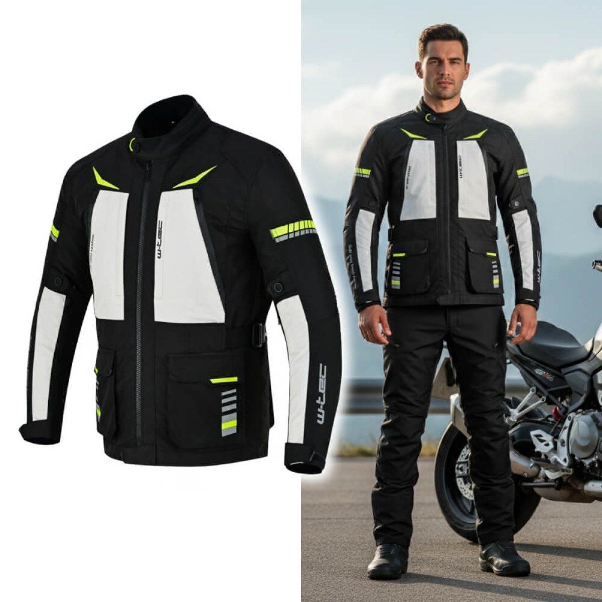 W-TEC Warao čierna-fluo - XL · záber 2