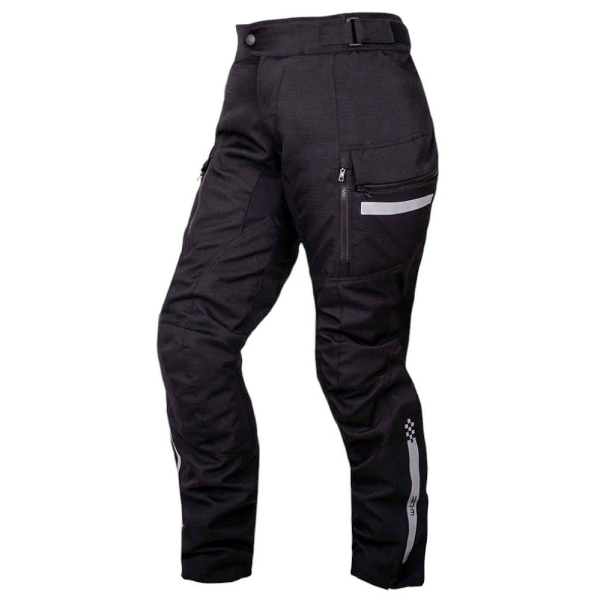 Dámske moto nohavice W-TEC Siema - Veľkosť: XL | Farba: Čierna · záber 1