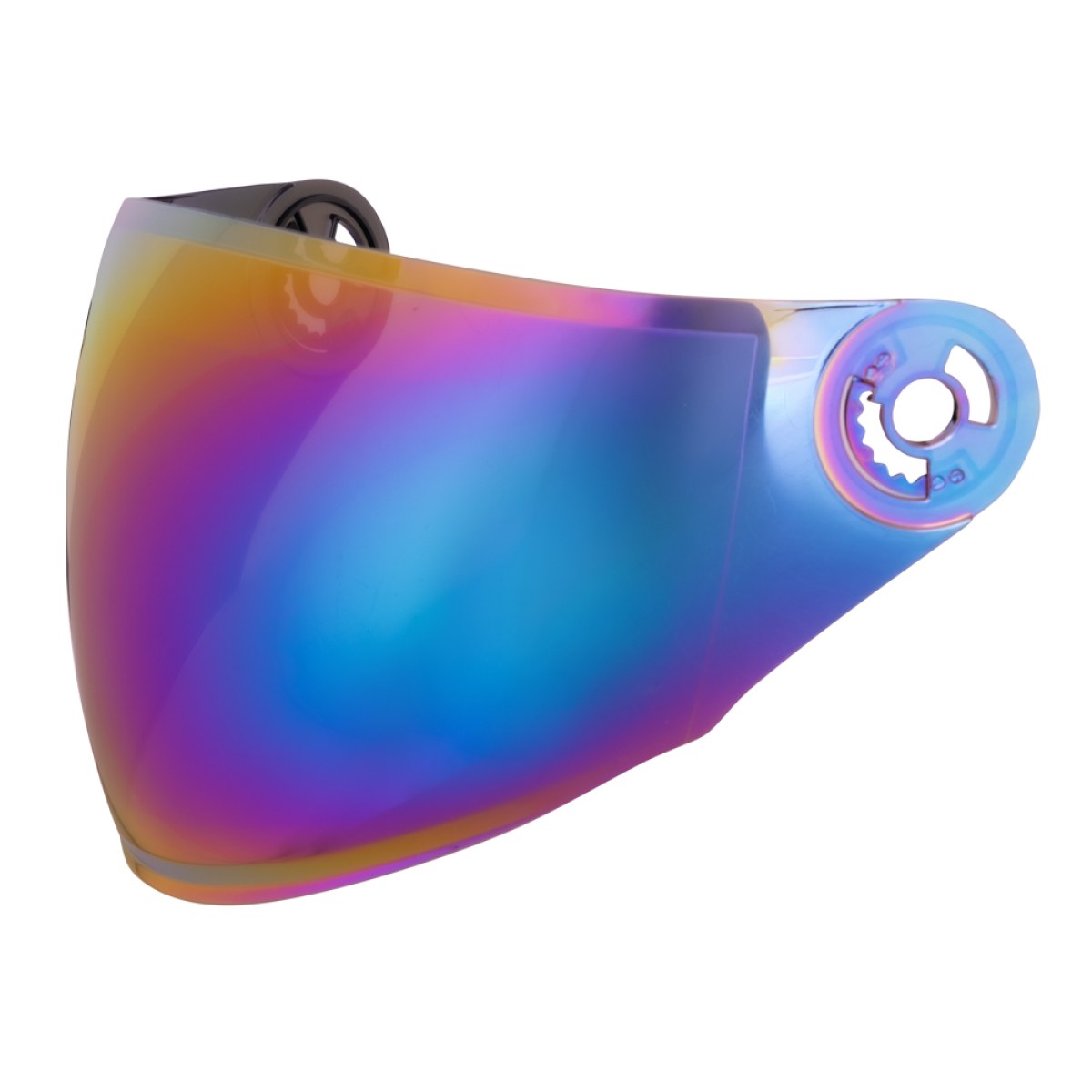 Náhradné plexi pre prilbu W-TEC Bareiro - Farba: Iridium · záber 1