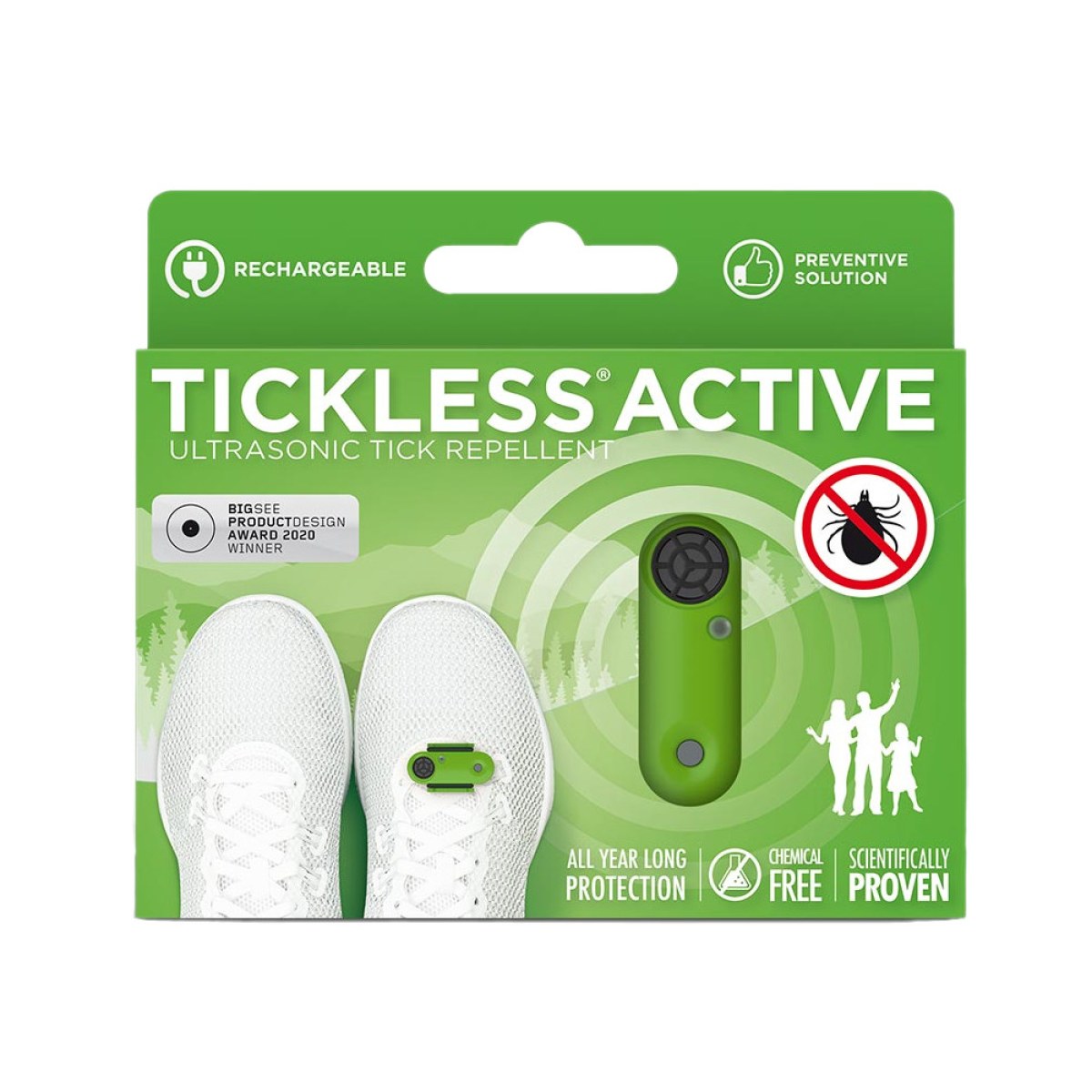 Tickless Active Green · záber 1