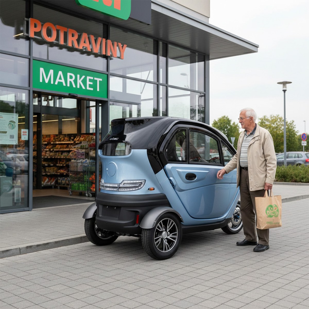 W-TEC Tukago 2000W - 25 km/h červená · záber 5
