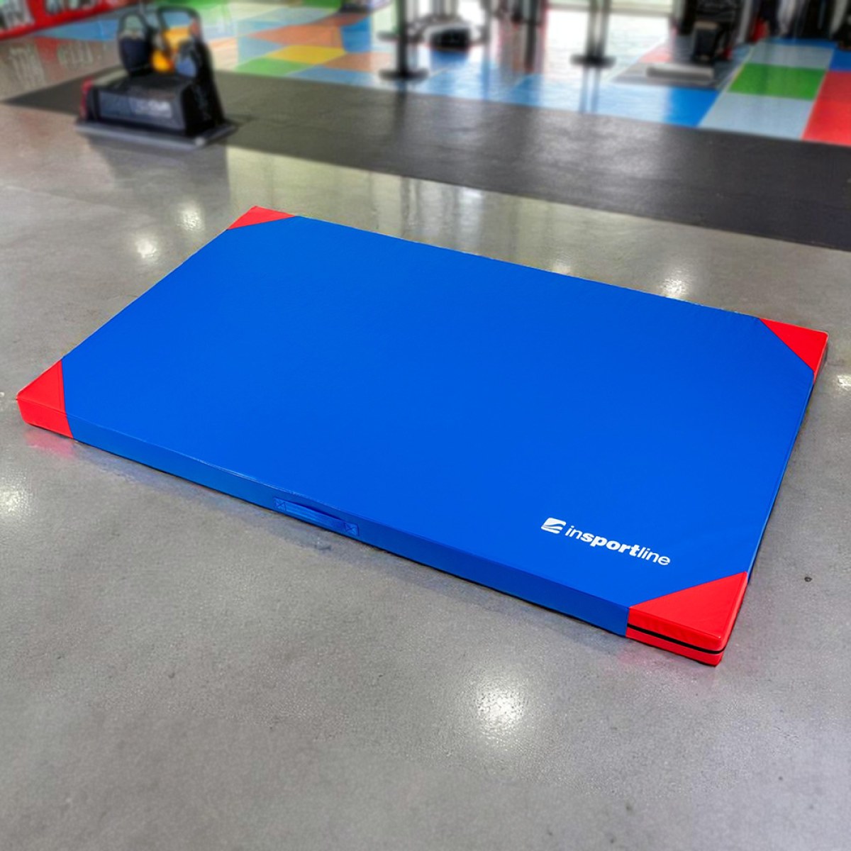 Gymnastická žinenka inSPORTline Munakor T60 200x120x10 cm - Farba: Modrá · záber 1