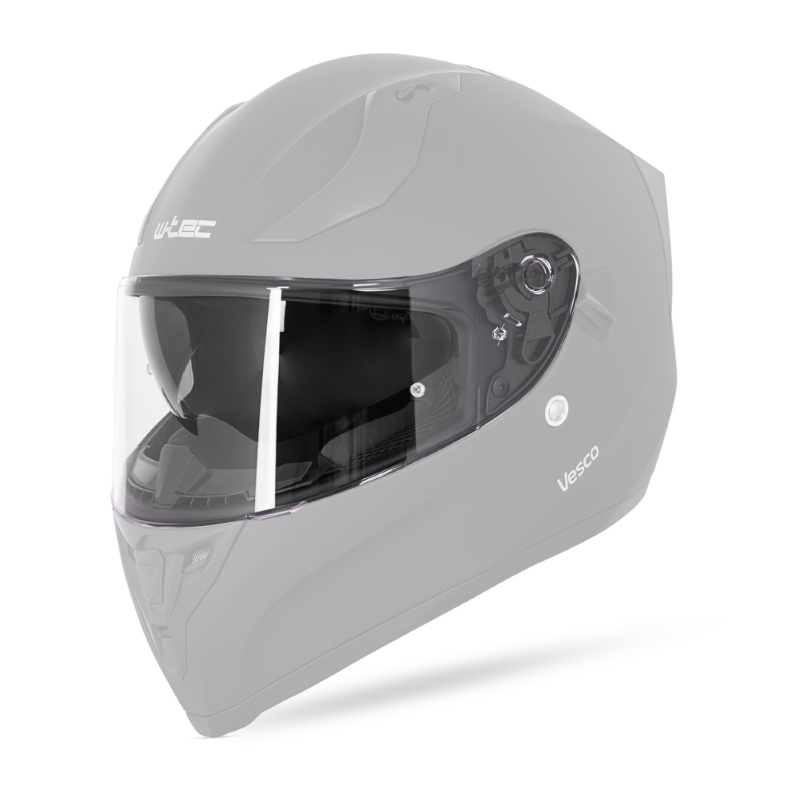 Náhradné plexi pre prilbu W-TEC Vesco - Farba: Dúhová · záber 1