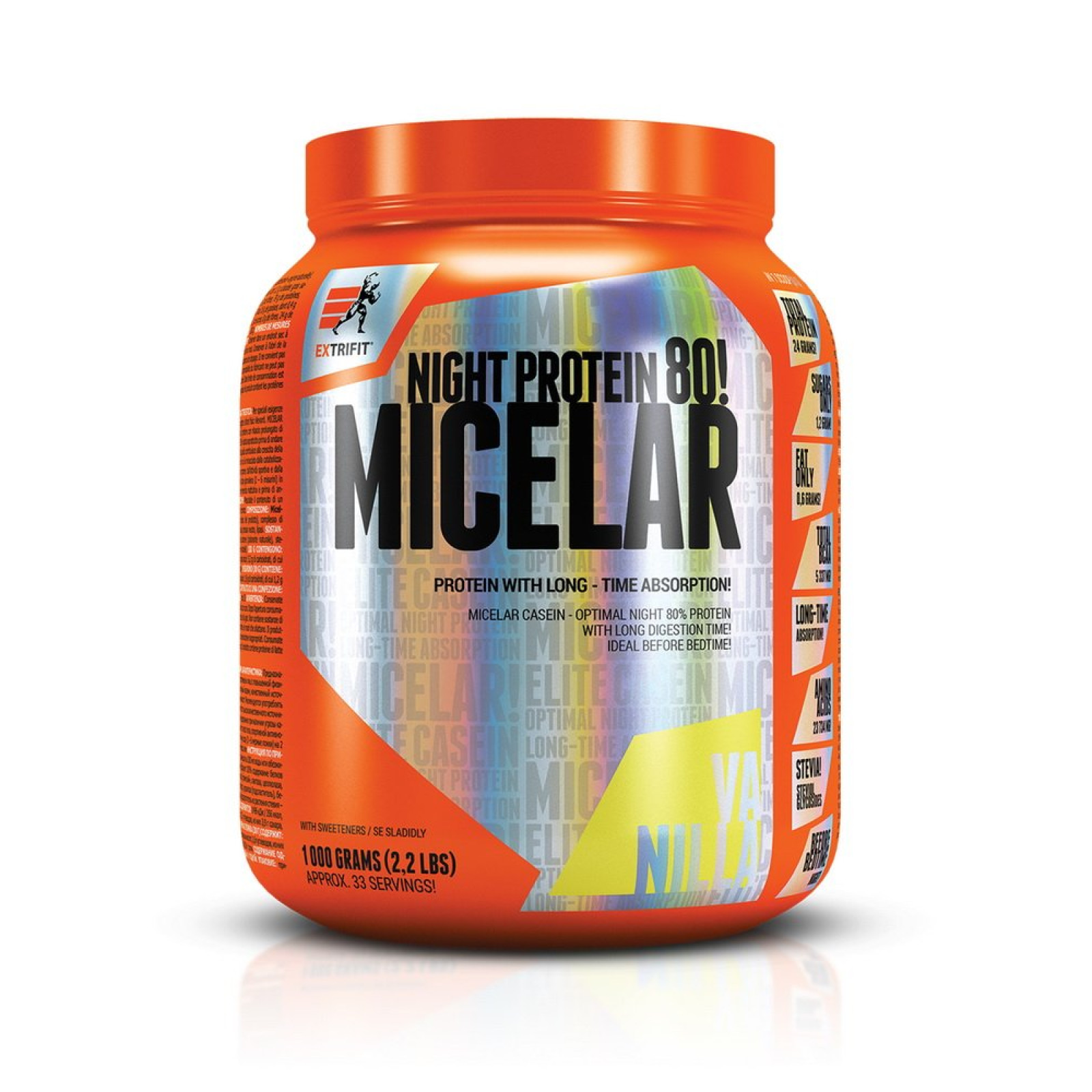 Micelar Protein - Extrifit 1000 g Čokoláda · záber 1