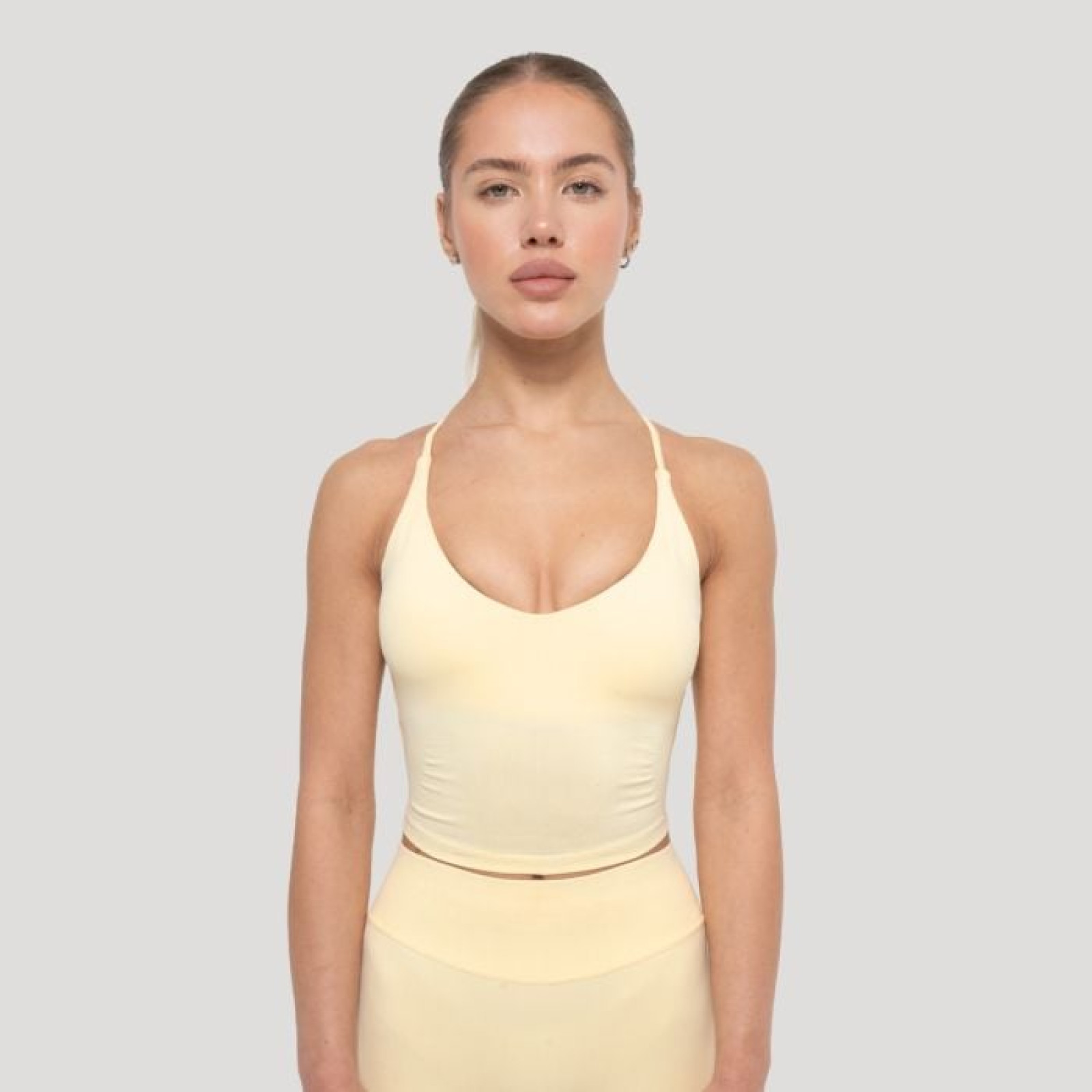 GymBeam Dámske tielko Luma Butter Yellow XS · záber 1