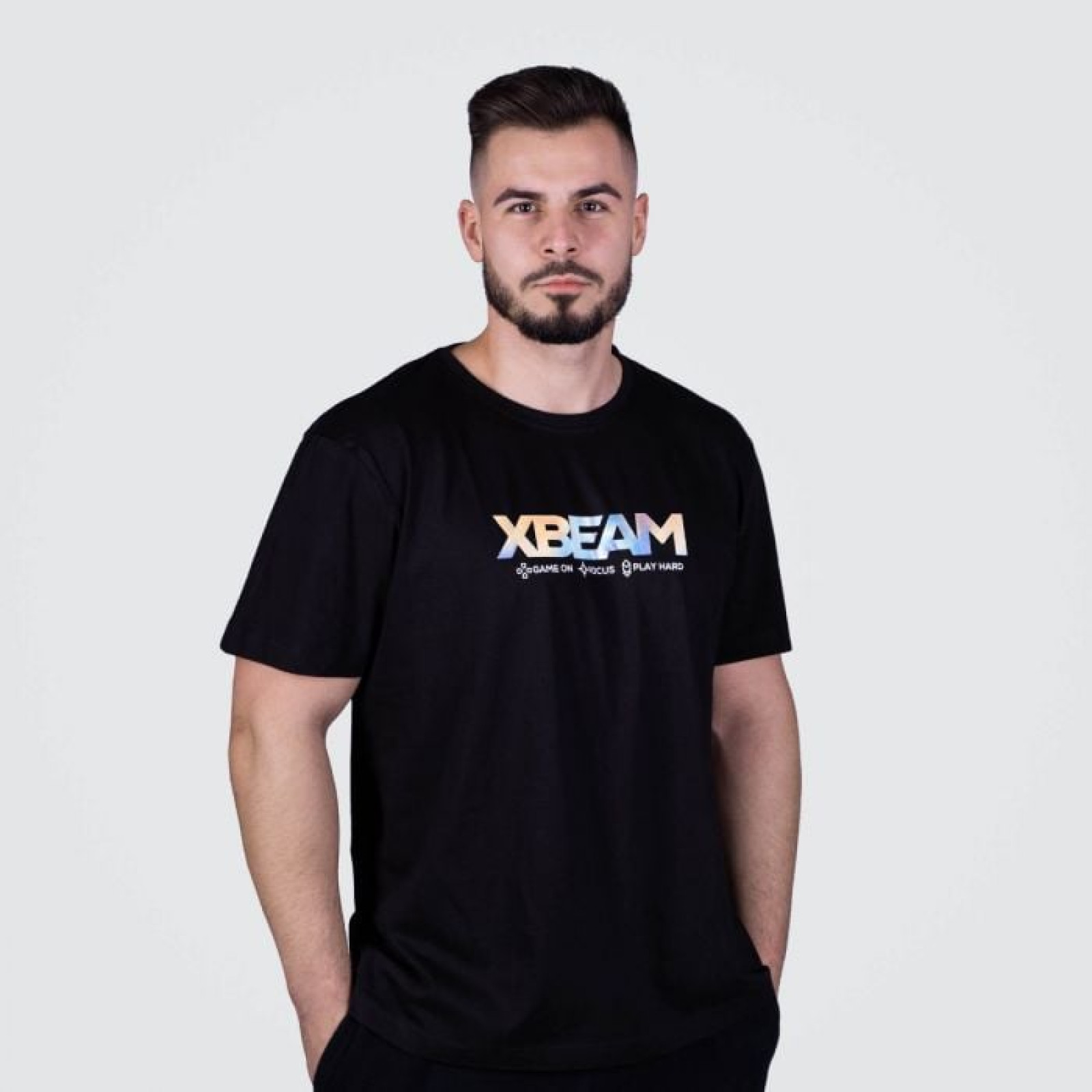 GymBeam Tričko XBEAM Black XL · záber 1
