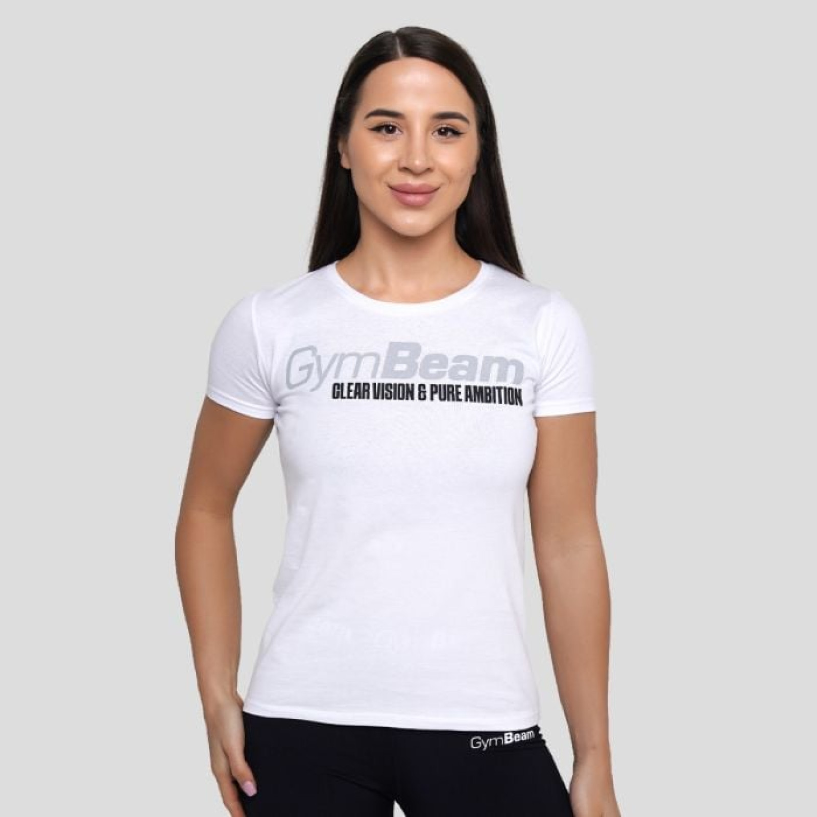 GymBeam Dámske tričko Pure Ambition White XXL · záber 1