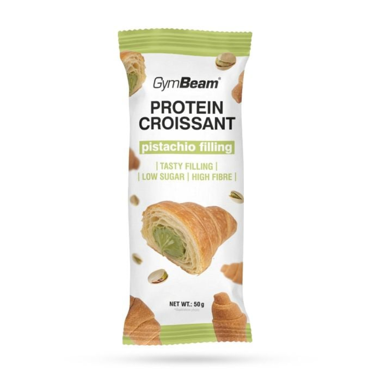 GymBeam Proteínový croissant - pistácie pistácie · záber 1