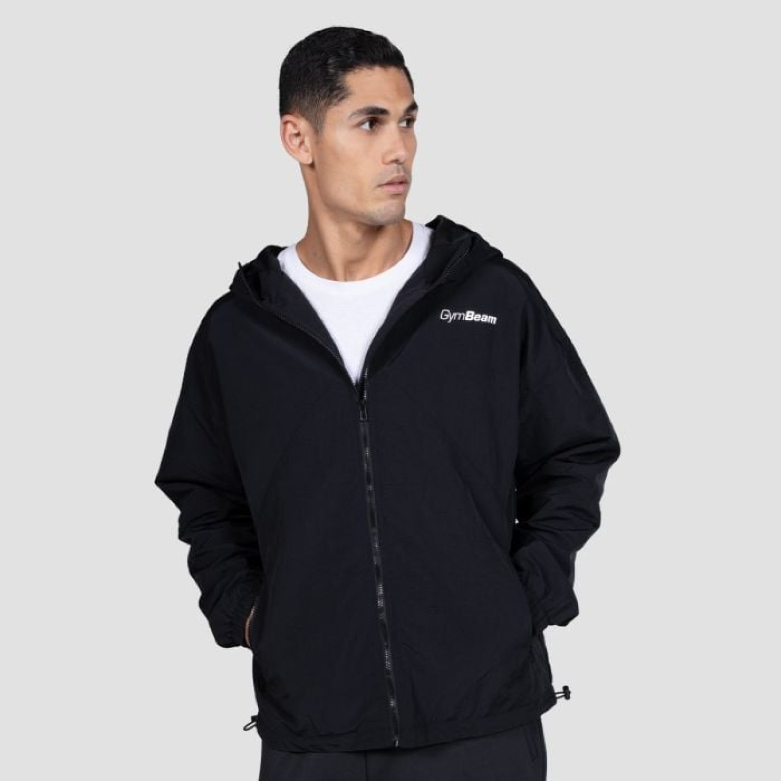GymBeam Pánska bunda Relay Black M · záber 1