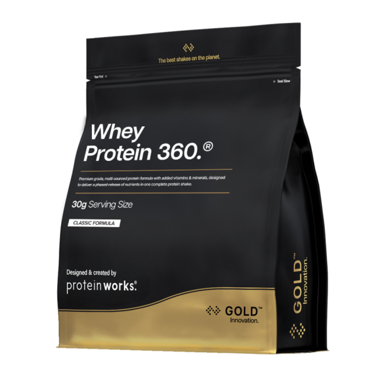 TPW Whey Protein 360 ® banánový milkshake - Príchuť: Banánový milkshake | Hmotnosť: 1,2 kg | Balenie: 12 · záber 1