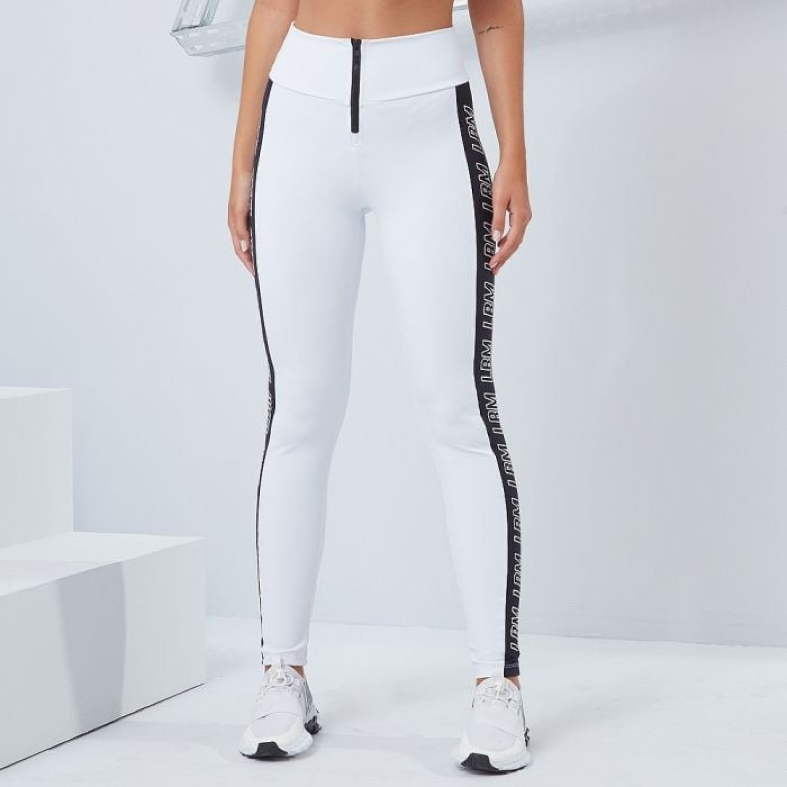 LABELLAMAFIA Dámske legíny Essential LBM White S · záber 1
