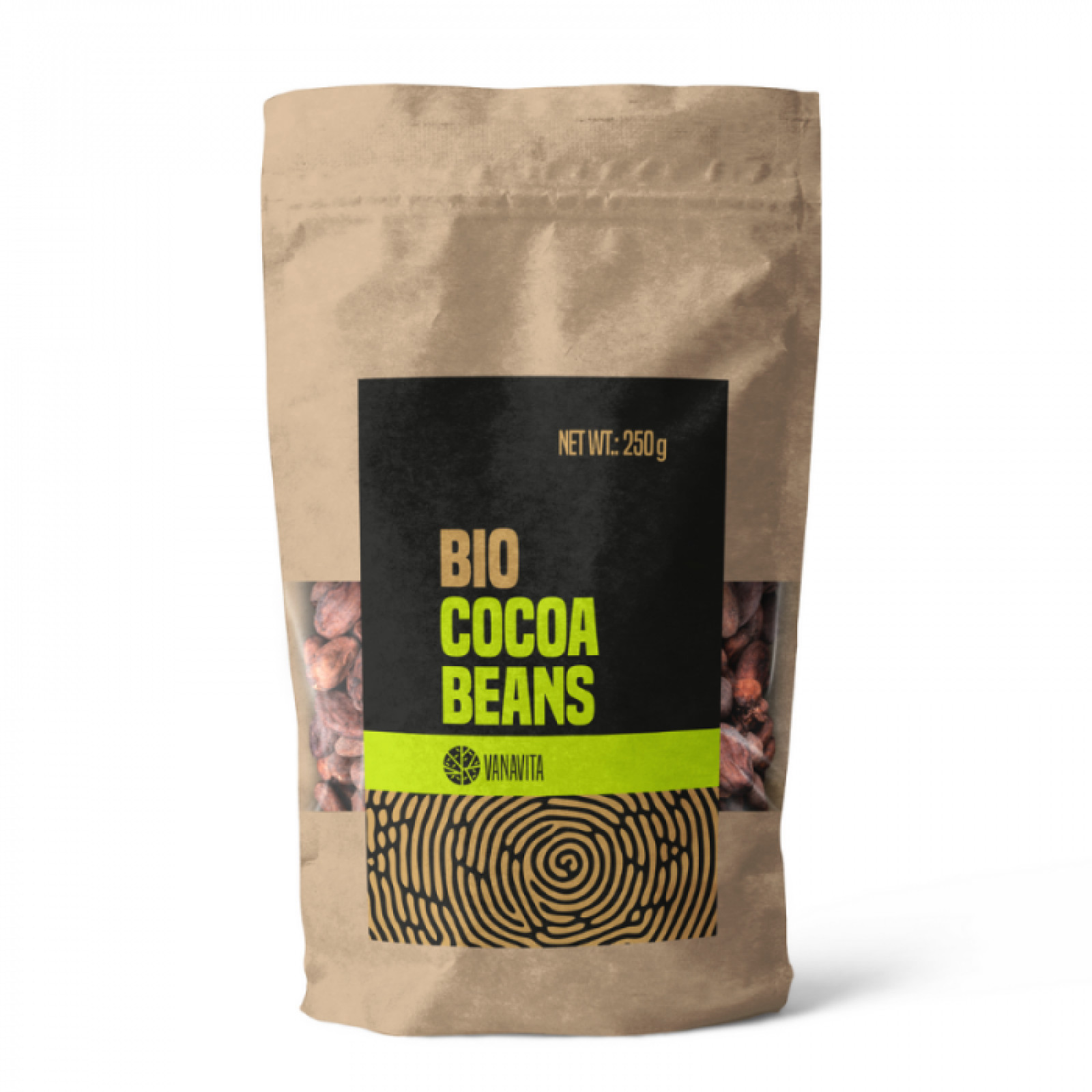 VanaVita BIO Kakaové bôby - Hmotnosť: 0,25 kg | Balenie: 50 · záber 1