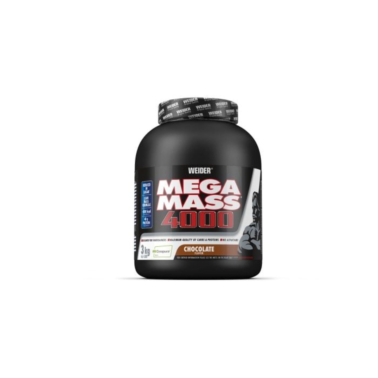 Weider Mega Mass 4000 čokoláda - Príchuť: Čokoláda | Hmotnosť: 3 kg | Balenie: 2 · záber 1