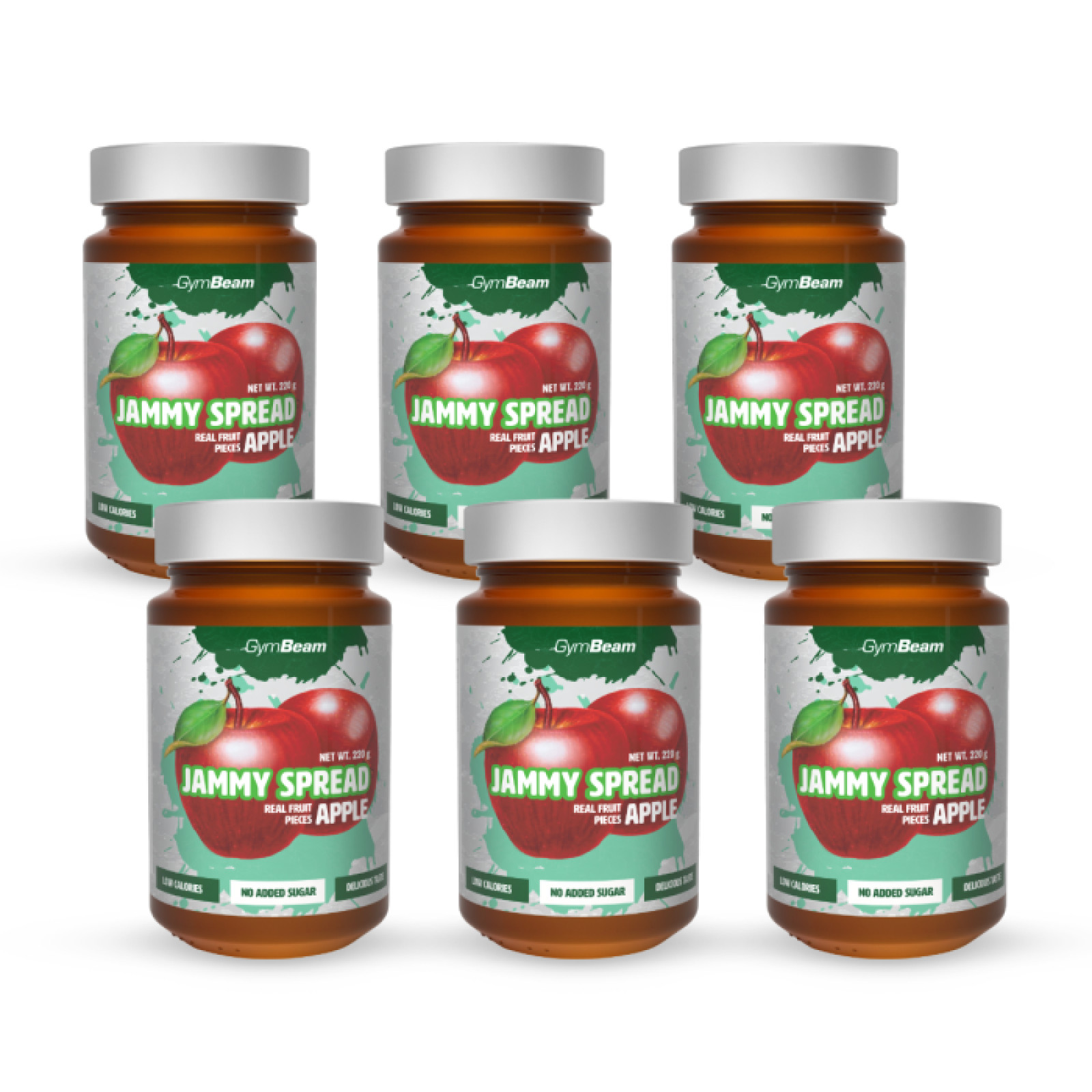 GymBeam Jammy Spread jablko - Príchuť: Jablko | Hmotnosť: 1,32 kg · záber 1