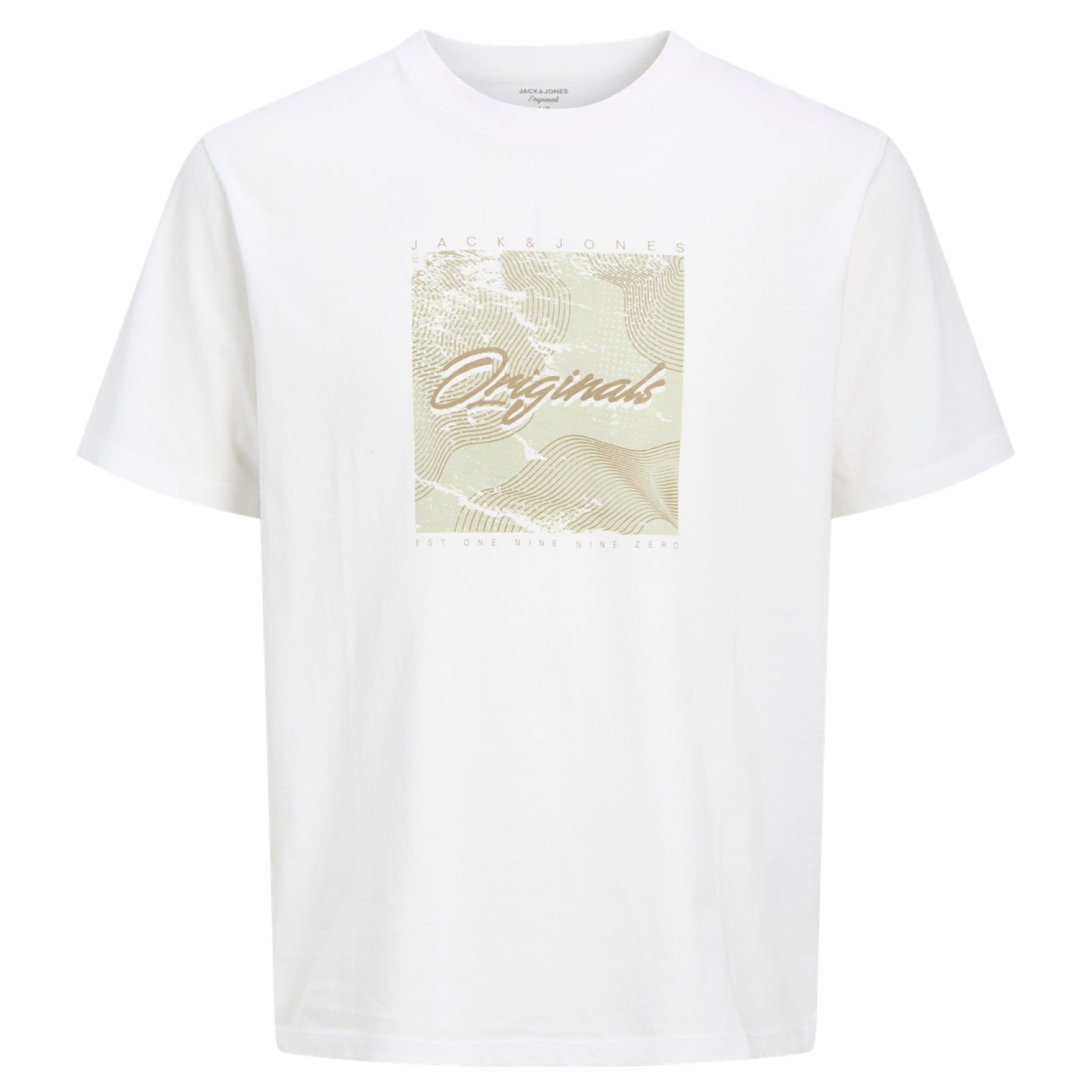 JACK AND JONES Jack&Jones Plain T-shirt - Veľkosť: L | Farba: Biela · záber 1