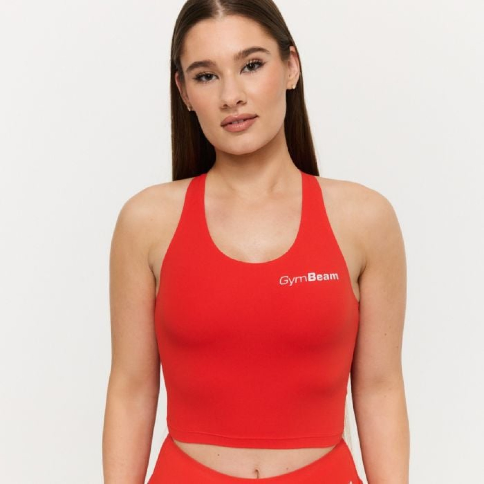 GymBeam Dámsky športový top BEAT Tangerine XLXL · záber 1
