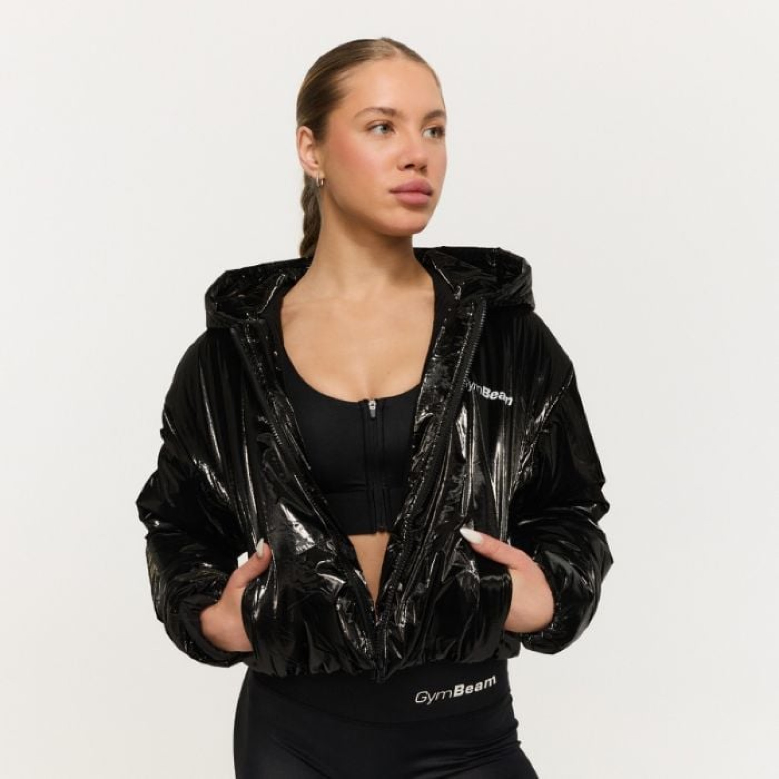 GymBeam Dámska bunda Prime Black XXL · záber 1