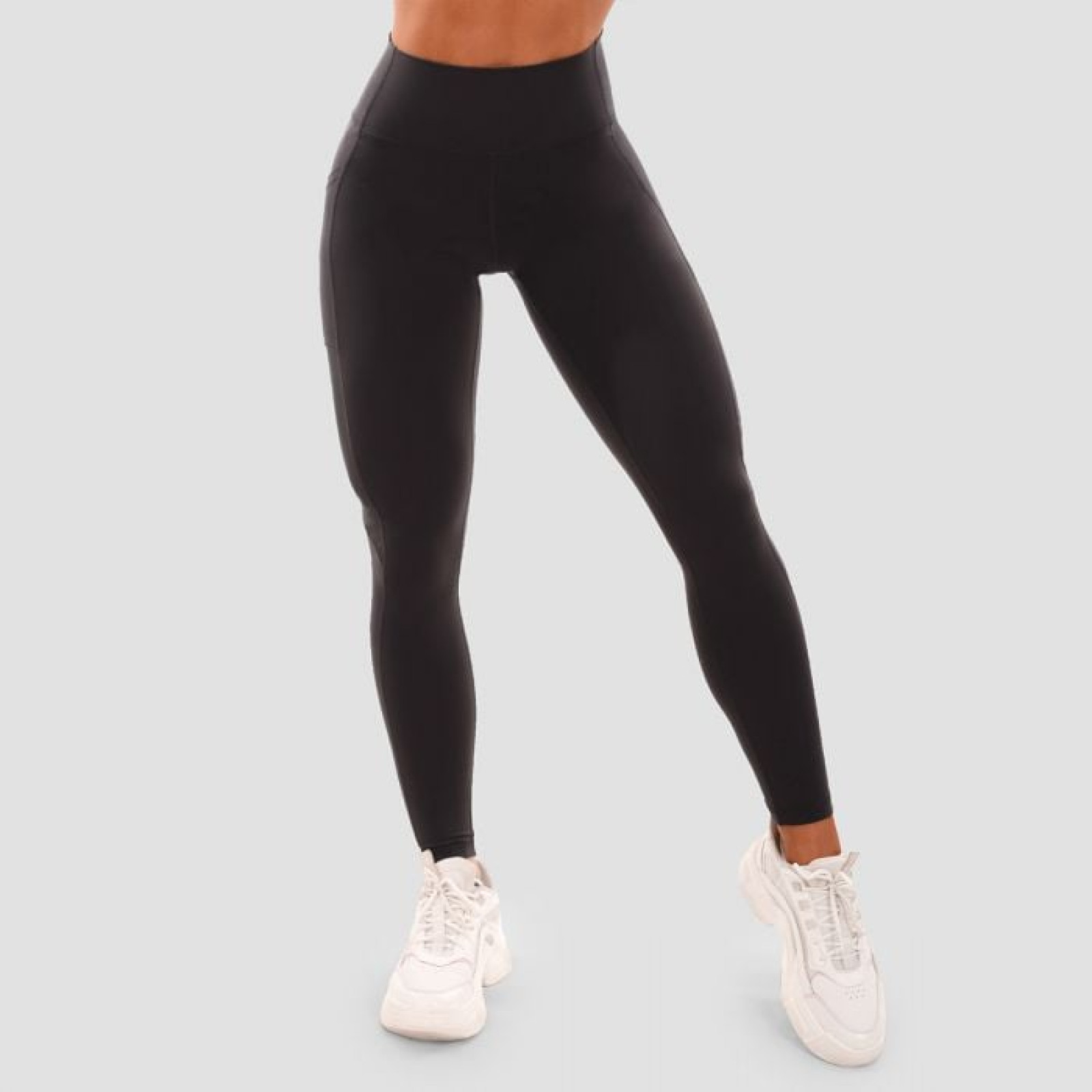 GymBeam Dámske legíny Mesh Panel black LL · záber 1