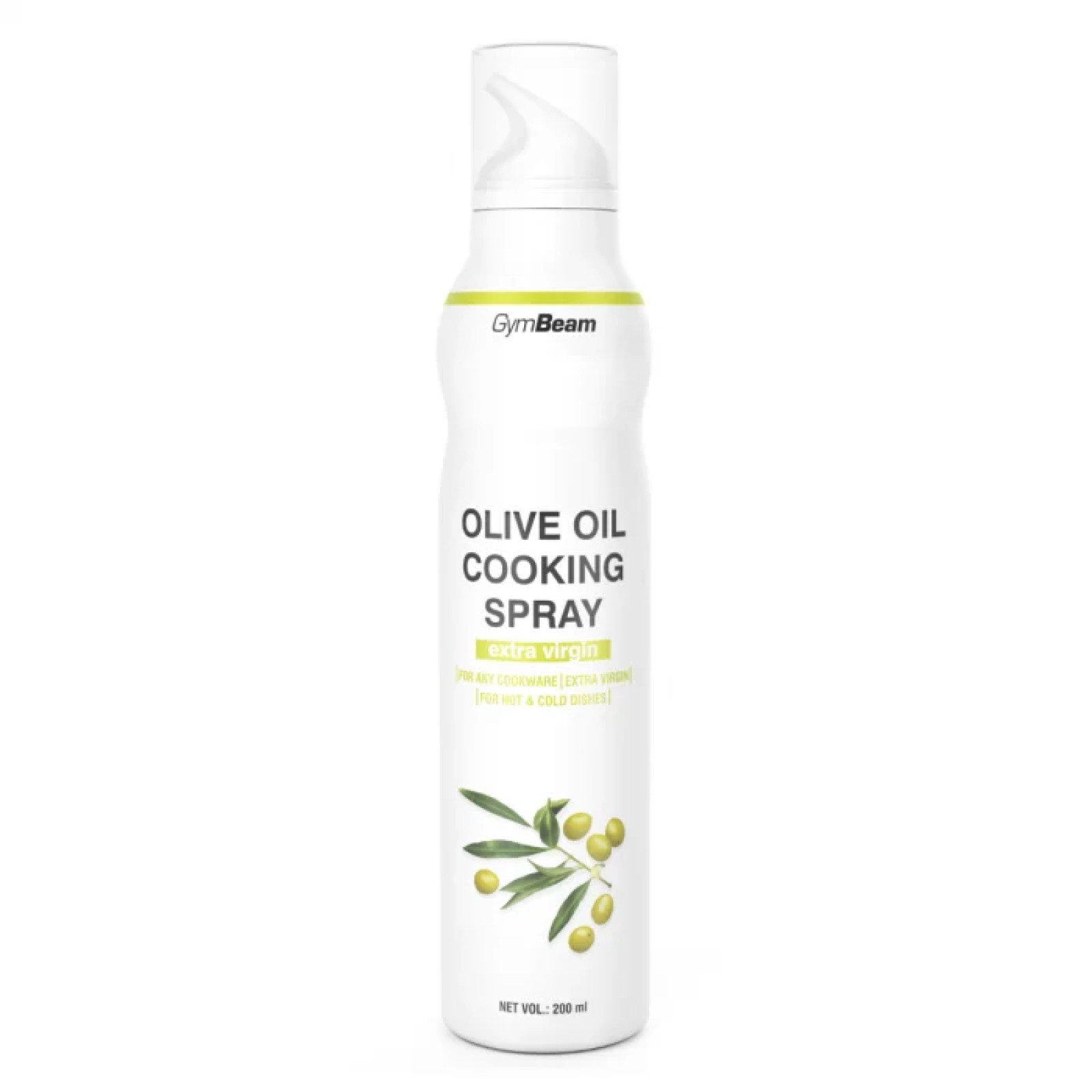 GymBeam Extra panenský olivový olej v spreji - Objem: 200 ml | Hmotnosť: 0,244 g | Balenie: 6 · záber 1
