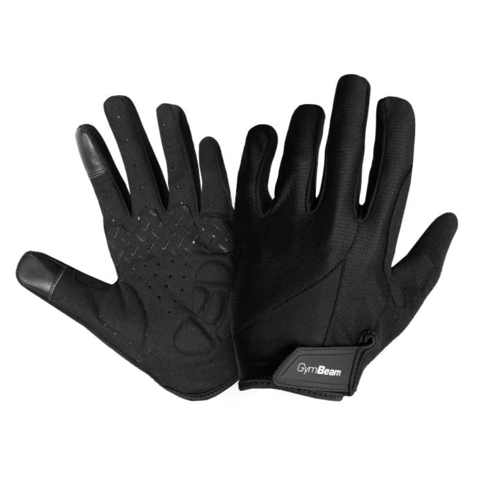 GymBeam Cyklistické rukavice Full-Finger S · záber 1
