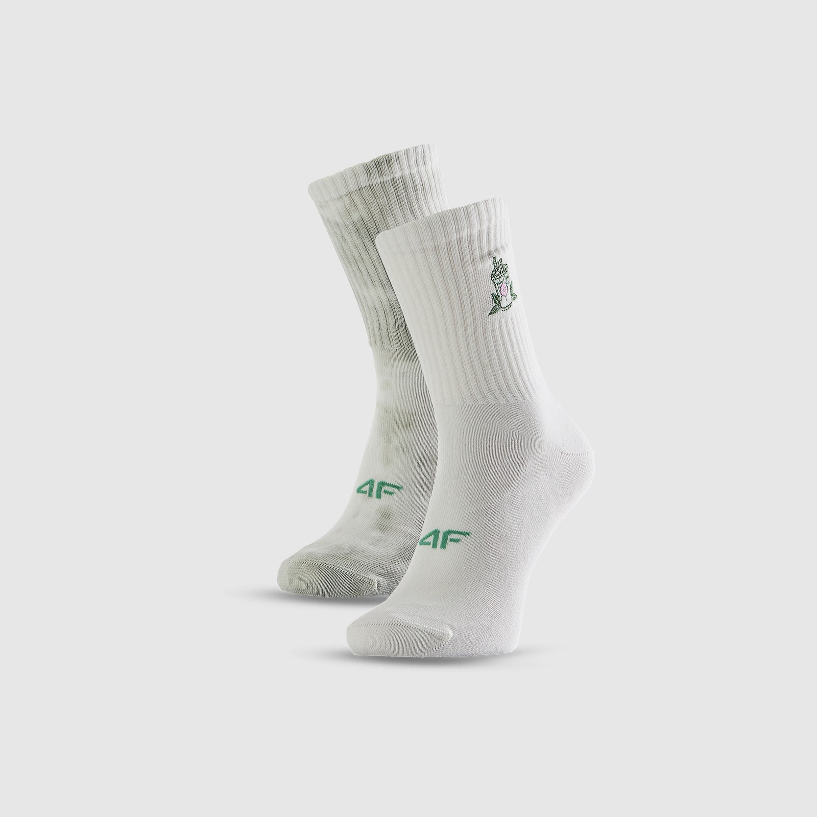 Dámske dlhé ponožky (3-pack) - zelené · záber 1
