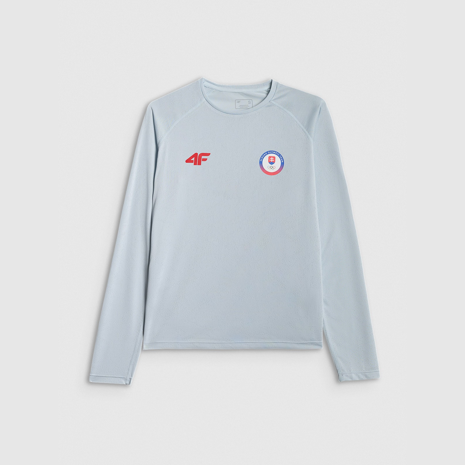 Milano-Cortina/Slovensko - Funkčný longsleeve dámsky - modrý · záber 1