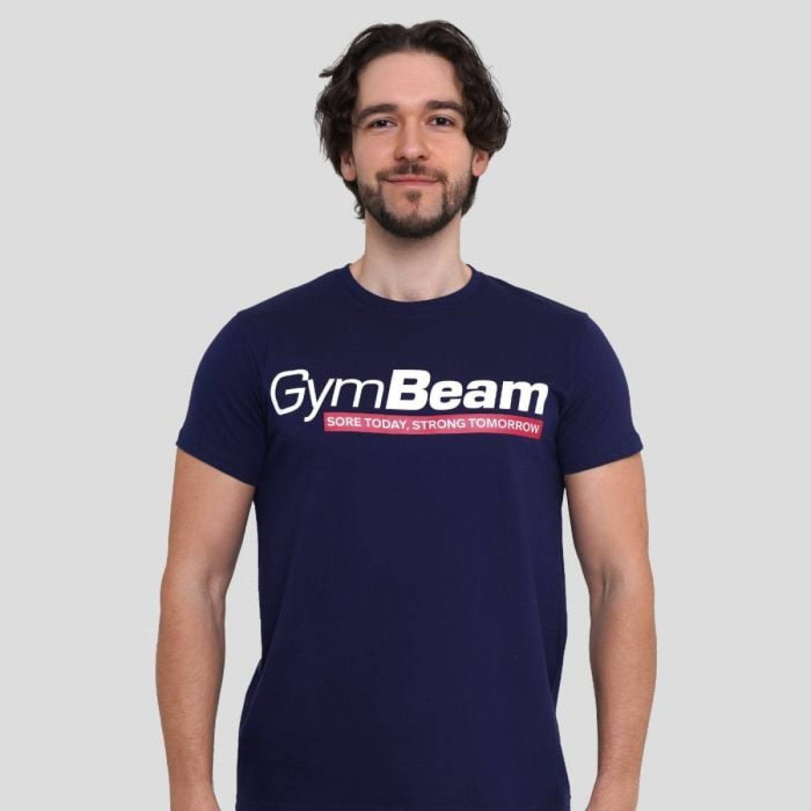 GymBeam Tričko Strong Tomorrow Navy Blue XL · záber 1