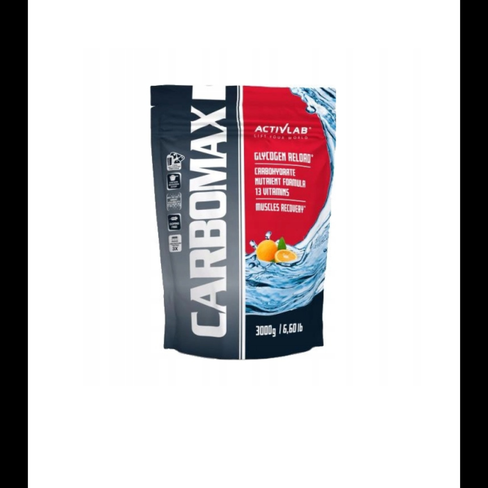 ActivLab CarboMax pomaranč - Príchuť: Pomaranč | Hmotnosť: 3 kg | Balenie: 7 · záber 1