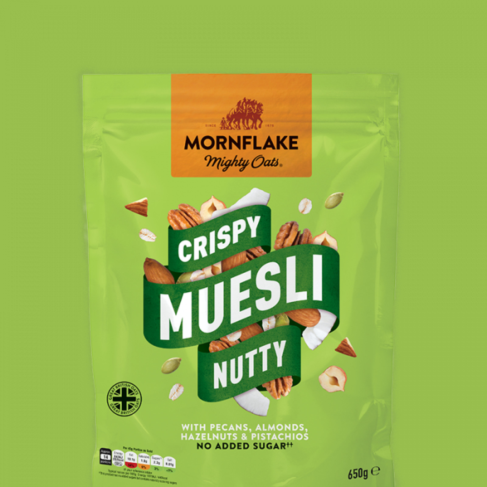 Mornflake Crispy Muesli Notoriously Nutty 650g · záber 1