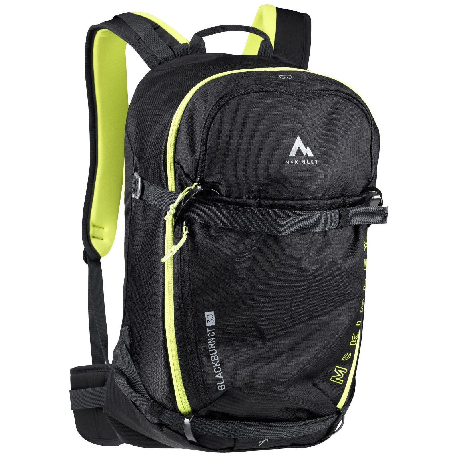 McKinley Black Burn CT 30 Backpack - Farba: Čierna | Objem: 27-32 · záber 1