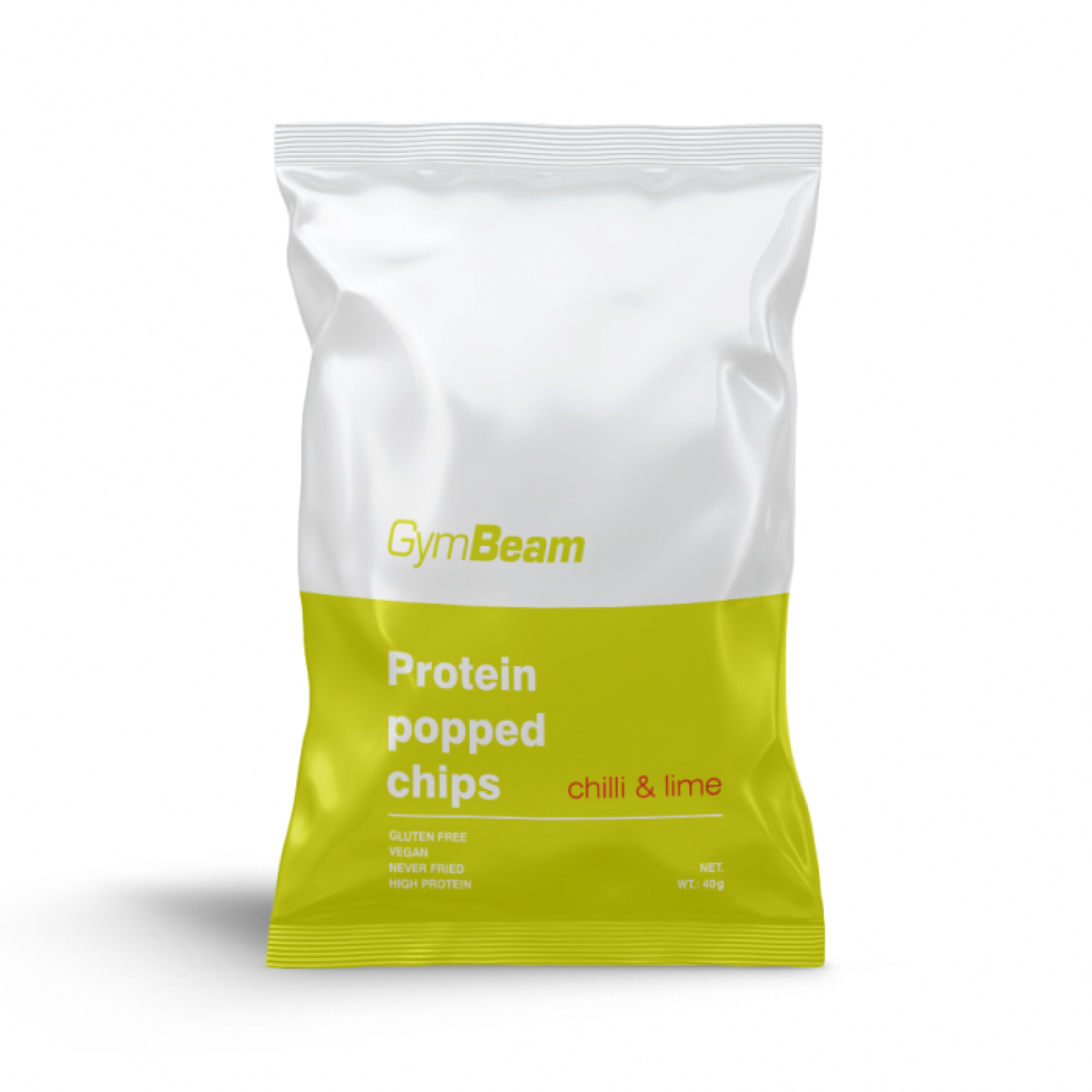 GymBeam Proteínové čipsy chilli a limetka - Príchuť: Chilli a limetka | Hmotnosť: 0,04 kg | Balenie: 7 · záber 1