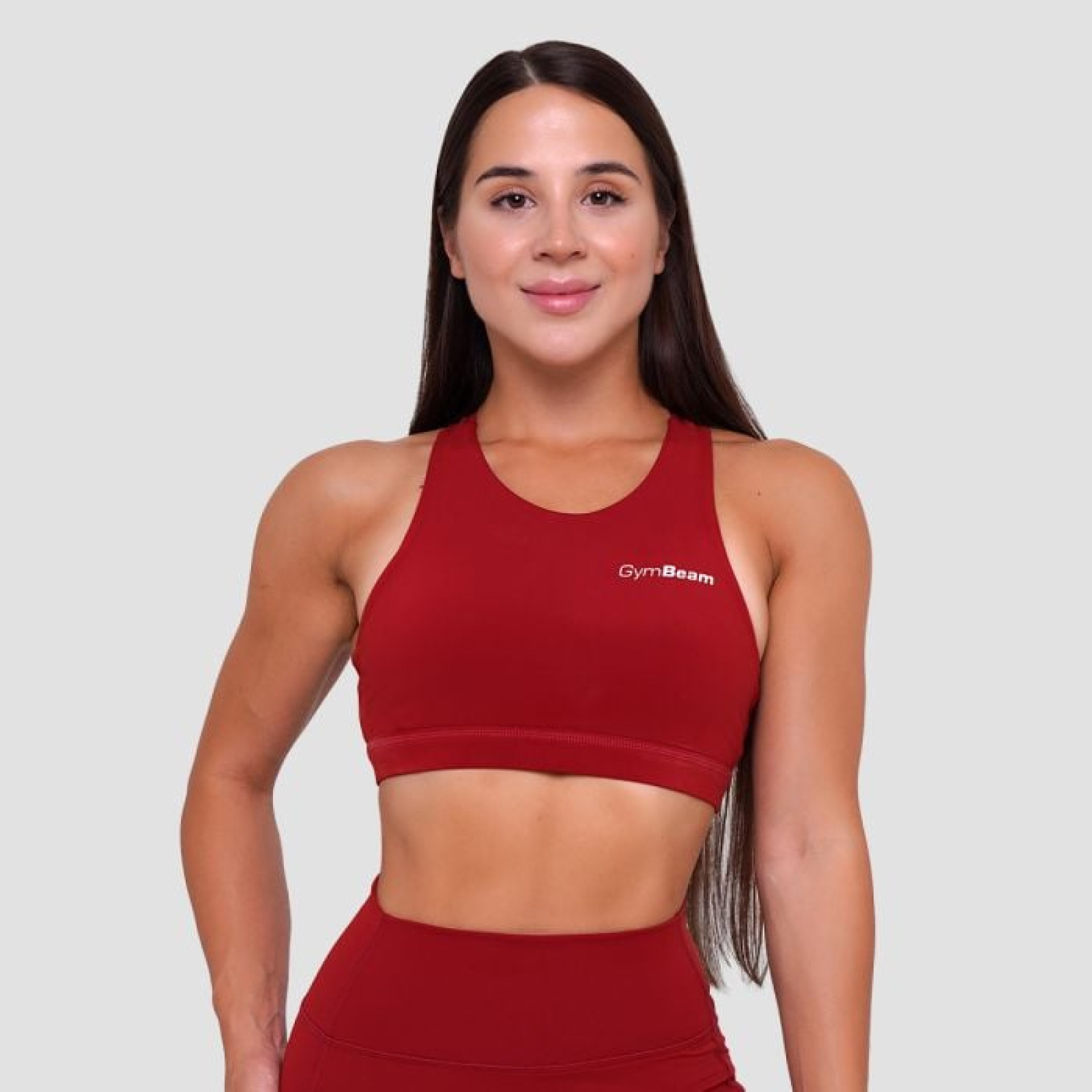 GymBeam Športová podprsenka Ignite Dark Red SS · záber 1