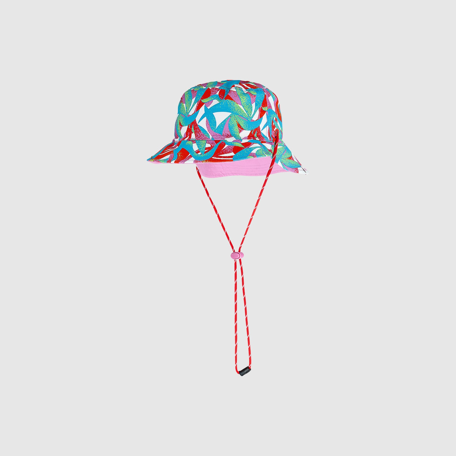 Unisex obojstranný klobúk typu bucket hat - ružový · záber 1