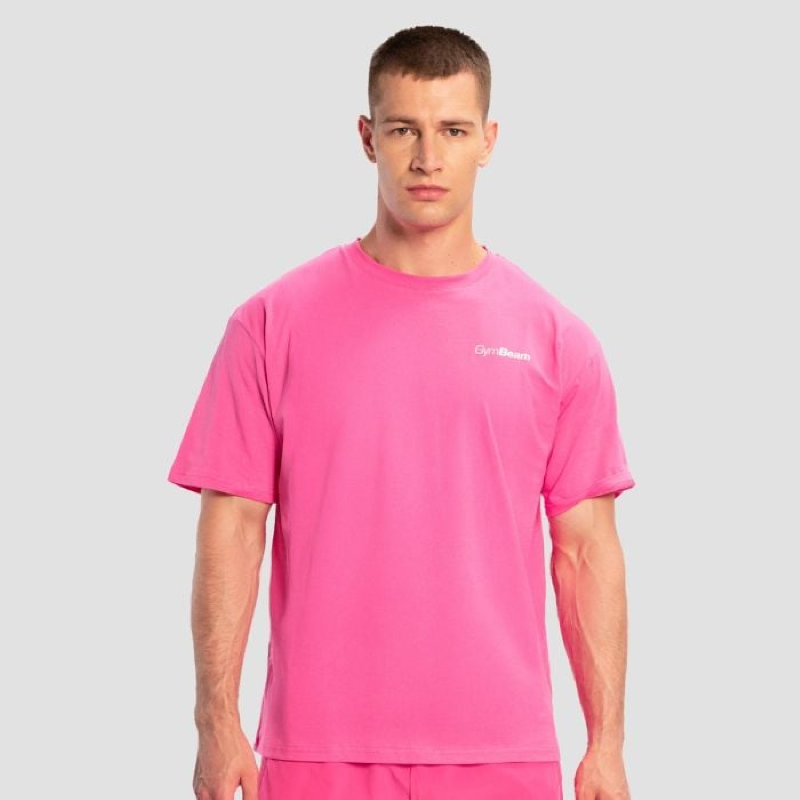 GymBeam Tričko Oversized Limitless Dragonfruit M · záber 1
